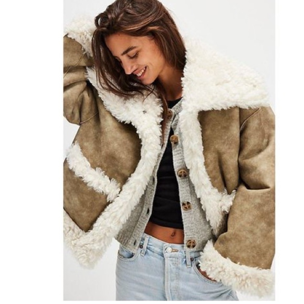 Free People Kiki Sherpa Jacket